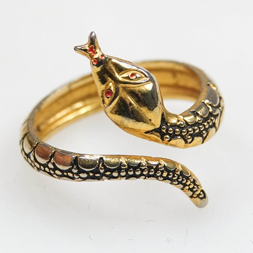 Vintage coiled snake - vintage,