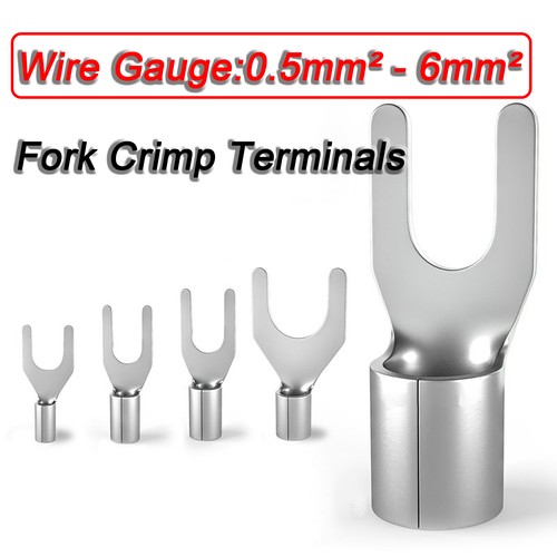 Non insulated fork crimp - non-insulated,