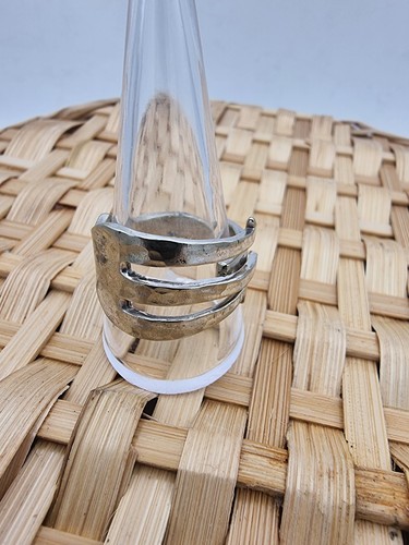 Chunky fork ring handmade - ring,