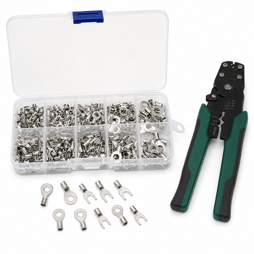 320pcs copper ring fork crimp - fork,