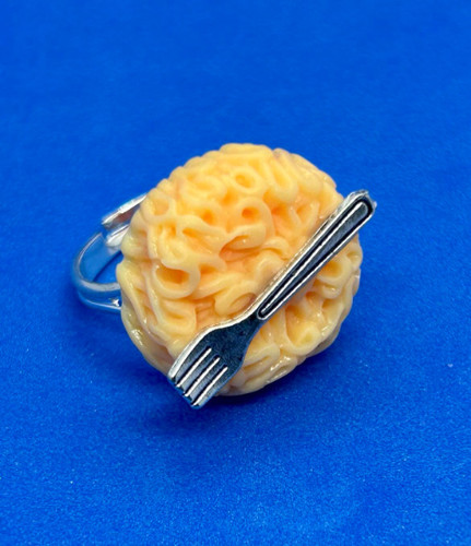 Handmade noodles fork ring - handmade,