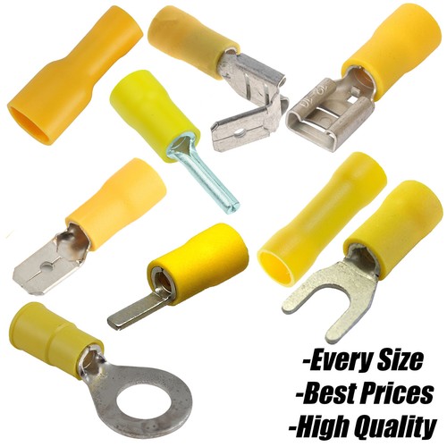 Yellow terminals crimp - yellow,