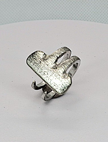 Fork ring silver plated - ring,, size
