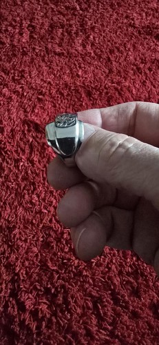 Silver plated fork ring - silver,